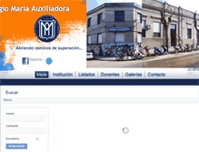 Tablet Screenshot of mariaauxiliadoramelo.org
